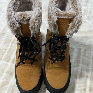 COPY - all in motion Women’s Winter Boots Faux Fur Tan 10